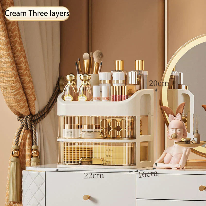 Multi-Layer Cosmetic Storage Box