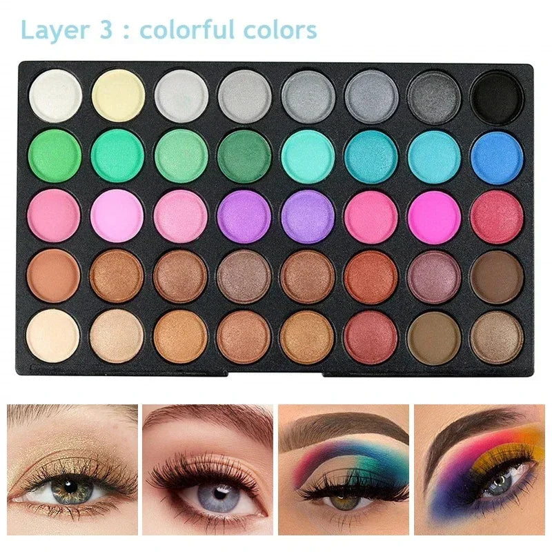 120-Color Nude Eyeshadow Palette