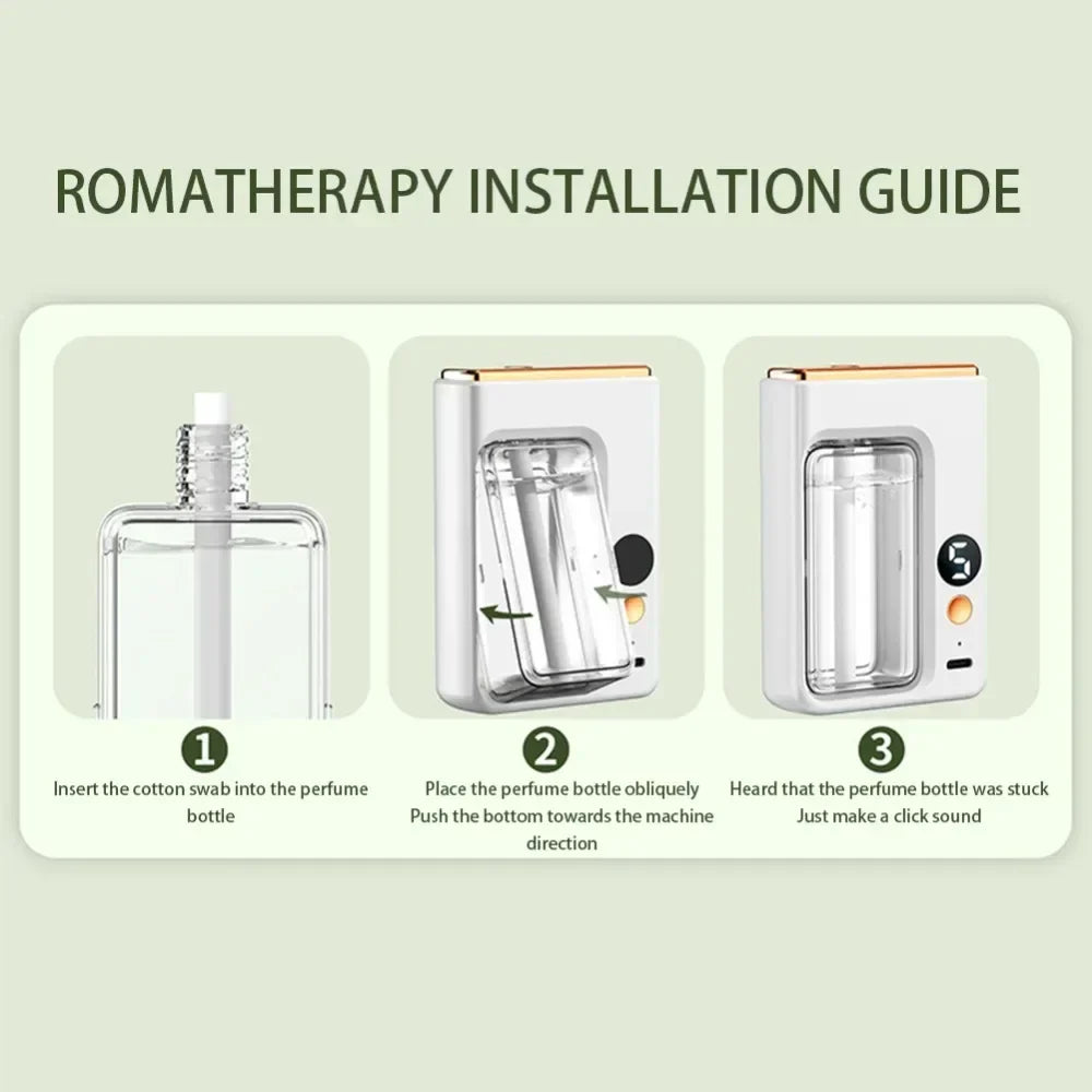 Wall-mounted Air Freshener Spray Rechargeable Aromatherapy Diffuser Hotel Home Fragrance Aromatherapy Essential Oil Diffuse