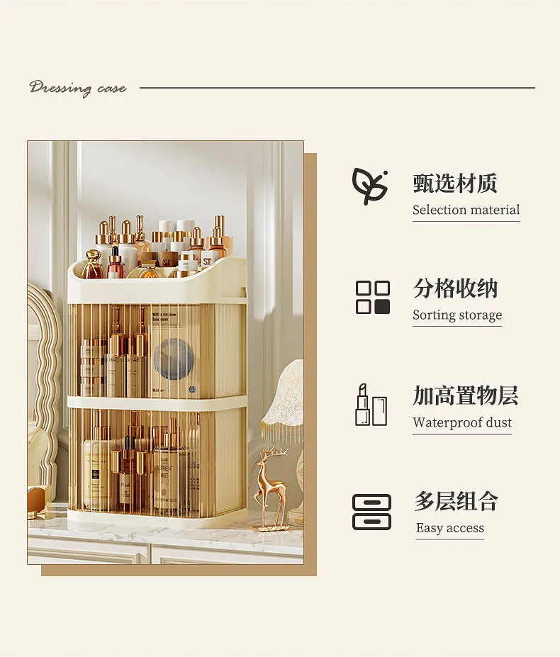 Elegant Large Cosmetic Storage Box