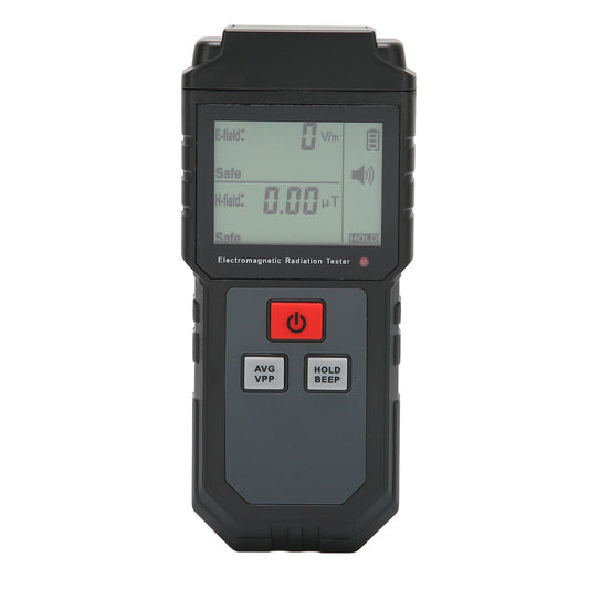 Electromagnetic Radiation Tester 1V/M‑1999V/M LCD EMF Meter with Sound Light Alarm for Home Appliance
