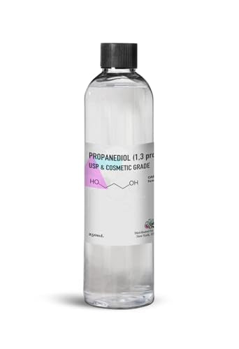 Propanediol PDO Liquid 1,3 (250 mL / 8.45 Ounce) Propanediol 1,3 Cosmetic and USP Grade (8.45, Ounces)