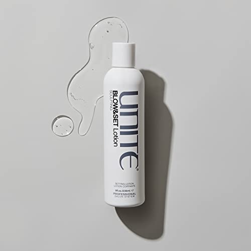 UNITE Hair – BLOW&SET Lotion – Sculpting Styling Cream – Shapes Any Style, Volume, Hold, Shine, 8oz