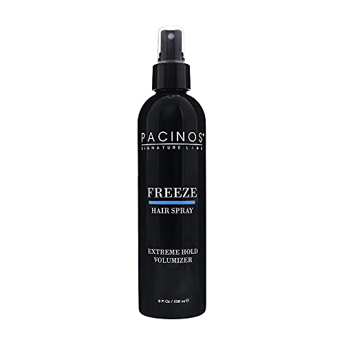Pacinos Freeze Hair Spray - Extra Hold texture spray for All Hair Type - Professional Hair Setting & Finishing Spray for Maximum Volume