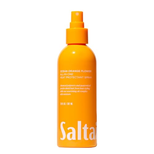 Saltair - Heat Protectant Spray - Ocean Orange Flower Fragrance - All-in-One Hair Spray - 7 Fl Oz