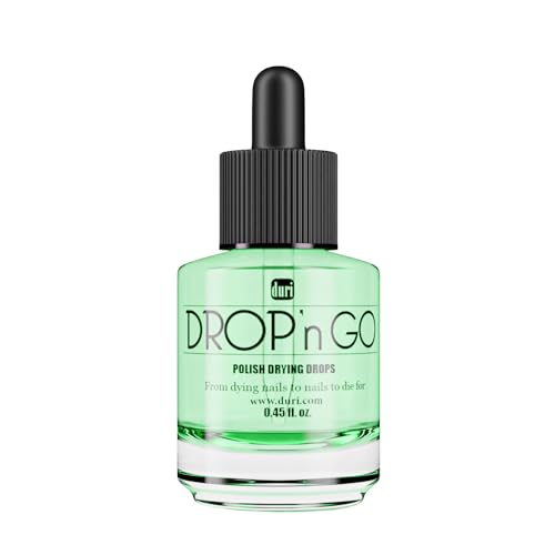 duri Drop'n Go Quick Dry Nail Drops - Fast Drying Drops for Long Lasting Nail Polish 0.45 fl. oz. (Pack of 1)