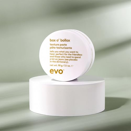 EVO Box O' Bollox Texture Paste - Hair Styling Paste - Long-Lasting Hold with a Matte Finish & Anti Frizz