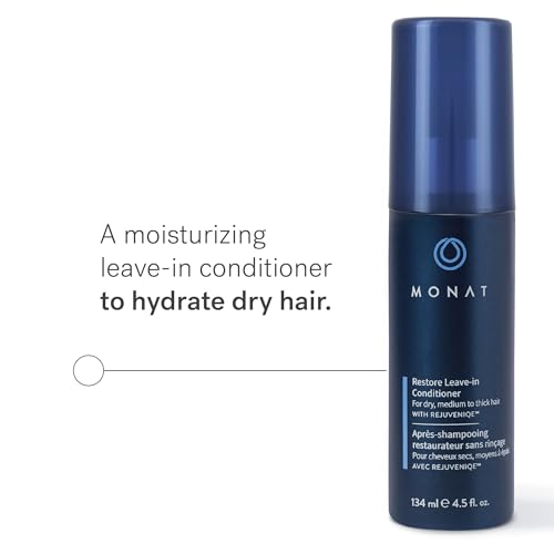 MONAT Balance Restore Leave-In – Nourishing, Hydrating Conditioner for Dry or Damaged Hair – Anti-Frizz, Moisturizing Care for All Hair Types – Salon Quality, 250ml