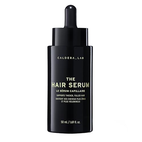 Caldera + Lab The Hair Serum | Men’s Thickening Serum for Thinning & Receding Hair, Supports Fuller & Stronger-Looking Hair, Dermatologically Tested - All Hair Types