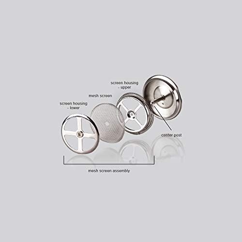 Rishi Tea Simple Brew Teapot - For 20oz Loose Tea Preparation, Built-in Strainer, Everyday Teaware, Easy to Clean, Borosilicate Glass, Enjoy Hot or Iced - 600ml