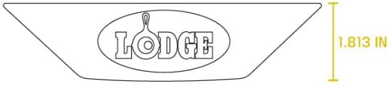 Lodge Silicone Assist Handle Holder - Dishwasher Safe Hot Handle Holder Designed for Traditional Cast Iron Dual Handle Products - Reusable Heat Protection Up to 450° - Black