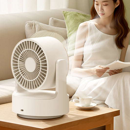 Desktop Rotatable Mirror Fill Light Fan