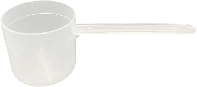 55 mL (55 CC | 1.86 Oz.) Long Handle Scoop for Measuring Coffee, Pet Food, Grains, Protein, Spices and Other Dry Goods (Pack of 10)