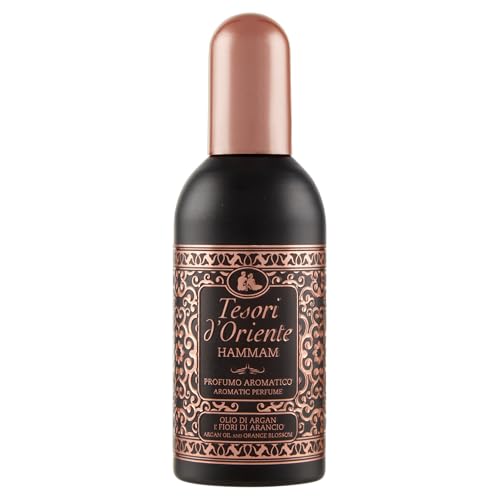 Tesori d'Oriente Hammam Flower Perfumes for Women, Eau De Toilette, Women’s Fragrances, Elegant Aroma Composition with Blend of Rare & Precious Oil100ml 3.38fl.oz [Italian Import]