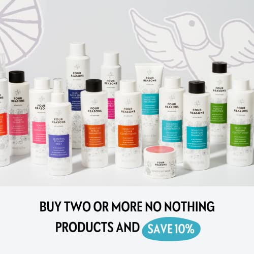 No nothing Very Sensitive Moisture Mist - Moisturizing and Conditioning Leave-in Mist | Unscented, Vegan, Hypoallergenic, Sensitive Detangling spray - 8.5 fl oz (New Packaging)