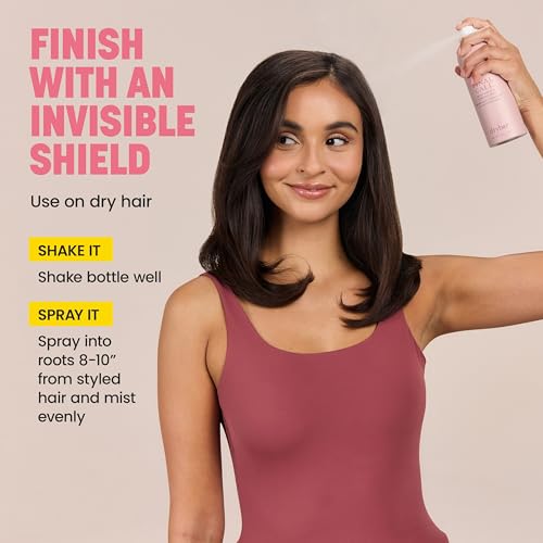 Drybar Final Call Frizz & Static Control Mist | Fights Frizz, Tames Flyaways to Maintain Smooth and Shiny Blowouts, 24 Hour Frizz Control & 72 Hour Static Control