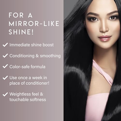 ALURAM High Shine Glossing Treatment with Tri-Gloss Shine Complex, Nourishes & Conditions for a Weightless, Glossy Finish, Color-Safe Formula for All Hair Types, 9.75 fl oz