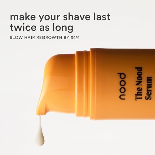 Nood NEW Serum — Slows Hair Regrowth, Shave Less — After Shave Oil Treats & Prevents Ingrown Hairs, Razor Bumps, Hair Cysts — Visible Results After First Use & Works Wherever Hair Grows