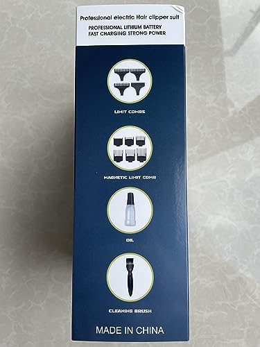 YiLFo Hair Clippers for Men - Professional Barber Clippers, LED Display Trimmer, T Liners Edgers, Shaving Kit