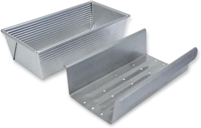 USA Pan Bakeware Aluminized Steel Meat Loaf Pan with Insert