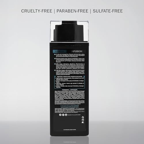 TRUSS Infusion Hair Shampoo - Cleansing Shampoo for Dry Hair Repair, Hydration and Protection - 100% Vegan, Color-Safe Formula with Anti-Aging Benefits (300 ml)