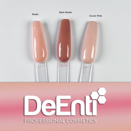DeEnti Acrylic Nail Powder, 2oz Dark Pink Acrylic Powder Dip for Nails, Long Lasting Salon Quality, Bubble Free Professional Manicures, Fake Nails, Carving & Extensions