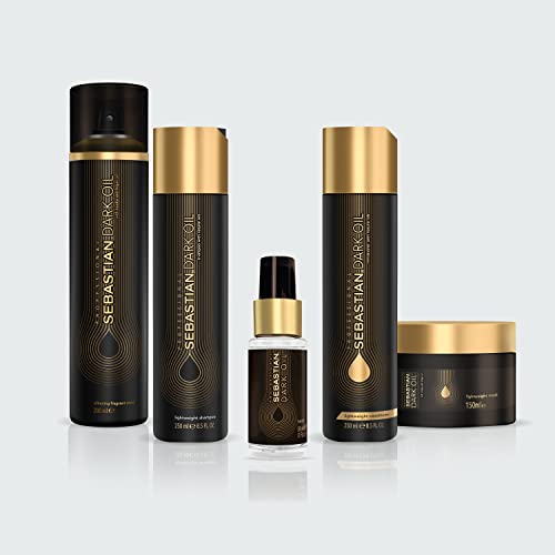 Sebastian Professional Dark Oil Lightweight Hair Styling Oil | Nourishing Blend of Natural Oils for a Smooth, Sleek Finish