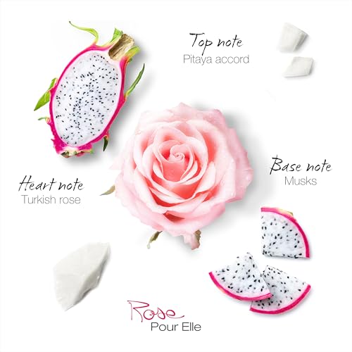 Mauboussin - Rose Pour Elle 100ml (3.3 Fl Oz) - Eau de Parfum for Women - Floral, Fruity & Fresh Scents