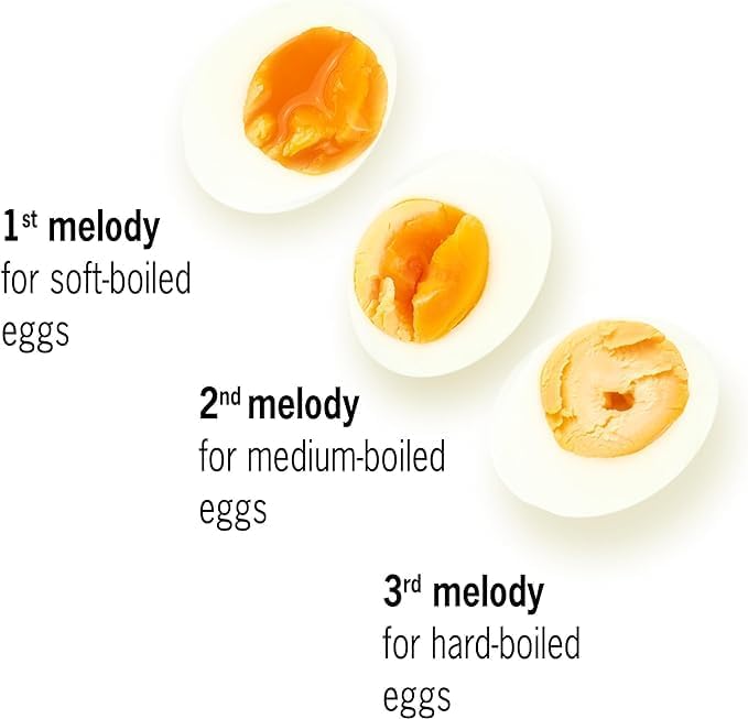 Rainbow BeepEgg – Egg Timer for Boiling Eggs – Musical Egg Cooker for Soft, Medium, Hard Boiled Eggs – Food Safe – Singing Floating Egg Timer – Egg Cooker for 3 Levels of Doneness - Brainstream