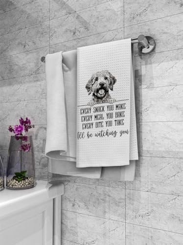 Dibor Goldendoodle Dog Kitchen Towels, Goldendoodle Gifts Dish Towels Dishcloth, Funny Dog Every Meal You Make Cloth Hand Towels Tea Towels for Bathroom Kitchen, Gifts for Dog Lovers, 16x24 Inches