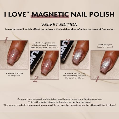 ILNP Lily - Soft Lilac Magnetic Holographic Nail Polish