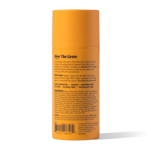 Nood NEW Serum — Slows Hair Regrowth, Shave Less — After Shave Oil Treats & Prevents Ingrown Hairs, Razor Bumps, Hair Cysts — Visible Results After First Use & Works Wherever Hair Grows