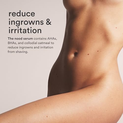 Nood NEW Serum — Slows Hair Regrowth, Shave Less — After Shave Oil Treats & Prevents Ingrown Hairs, Razor Bumps, Hair Cysts — Visible Results After First Use & Works Wherever Hair Grows