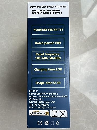 YiLFo Hair Clippers for Men - Professional Barber Clippers, LED Display Trimmer, T Liners Edgers, Shaving Kit