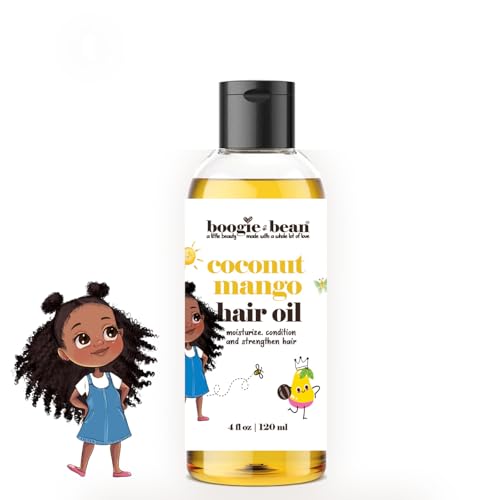 Kids Hair Oil for Curly, Natural, and Braided Styles - Suitable for Infants, Girls, and Boys with 4c Hair Types