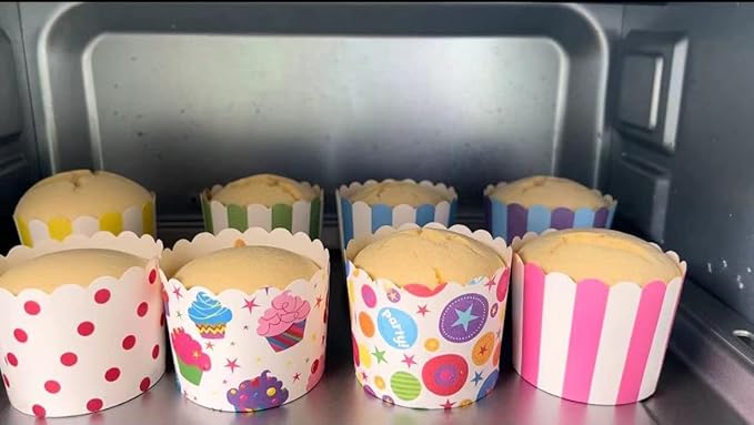 1000pcs Random Colorful Paper Baking Cups Muffin Cupcakes Liners Baking Cases Wrapper