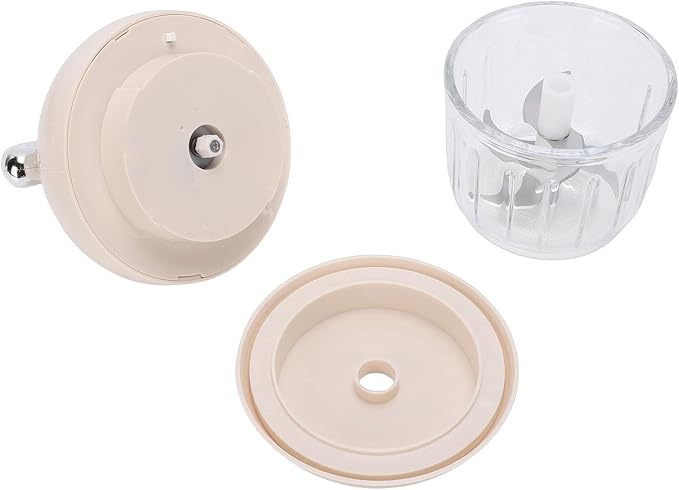 Generic Electric Garlic Chopper, Mini Food Chopper, 350ml Portable Cordless Usb Charging Garlic, Ginger Chili, Fruit Meat, Beans and Other Food Processing Machines