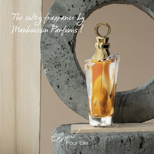 Mauboussin - Elixir Pour Elle 100ml (3.3 Fl Oz) - Eau de Parfum for Women - Floral & Oriental Scents