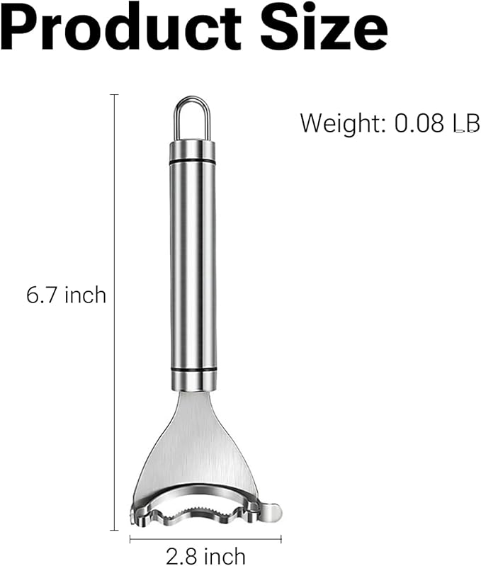 Corn Peeler Cob Stripper, Stainless Steel Cob Remover, Corn Planer Cutter Thresher Scraper, Stripping Tool for Home Kitchen, Corn Scraper 1 PCS