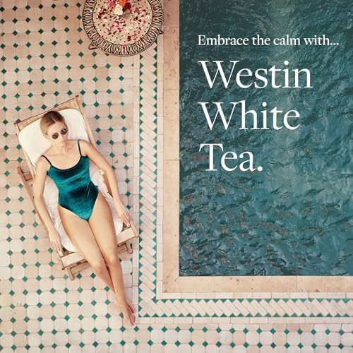 Westin White Tea Aloe Bath & Body Oil - Soothing, Invigorating Bath and Massage Oil with White Tea and Aloe - 8 Ounces