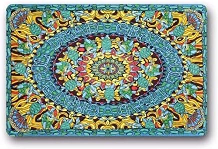 Bath Mat Grateful Dance Dead Home Decor Doormat Rug Indoor/Outdoor Door Mats Non Slip Floor Mat Small Bathmat Decor Entrance Rugs Bath Rug Kitchen Rugs 18 x 30 in
