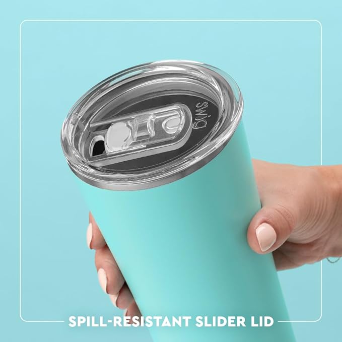 Swig Life 22oz Insulated Tumbler, Travel Coffee Tumbler with Lid, Cup Holder Friendly Travel Coffee Mug, Stainless Steel (Holly Jolly)