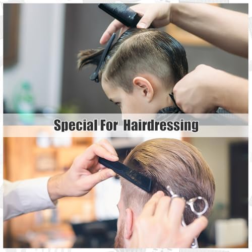NICEMOVIC 10 in 1 Hair Cutting Barber Cape with Neck Duster Brush Barber Brush Neck Strips Hair Combs Hair Clips, Professional Barber Accessories Cleaning Supplies for Salon Haircut Styling