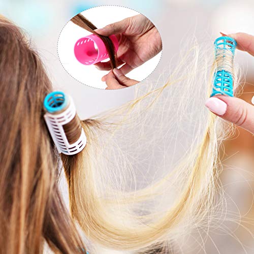 54-Piece Multicolor Magnetic Rollers Set with Hair Rollers, Duck Teeth Bows, and Hair Clips - Hairdressing Curlers Tools for Men, Kids, and Women