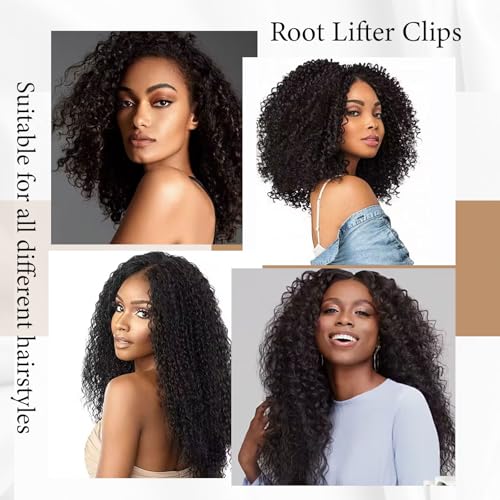 Root Lifting Hair Clips for Volume Curly Hair Clips Volume Root Clips No Crease Hair Root Lifting Clips for Bouncy Curls
