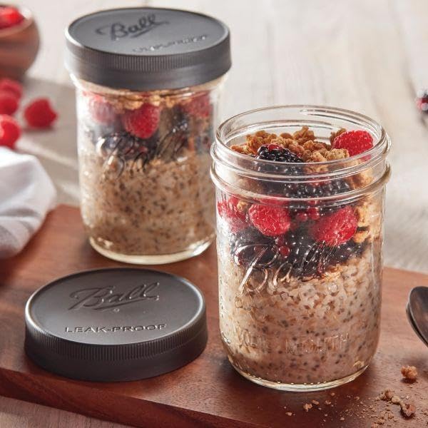 Ball Mason Jar Leak-Proof Lids, Regular Mouth, 6 CT (Pack of 8)