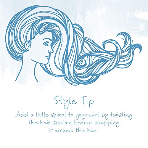 Conair OhSoKind For Fine Hair Curling Iron; 1-inch Curling Iron with Silicone Clip, 1-inch barrel produces classic curls – for use on short, medium, and long hair