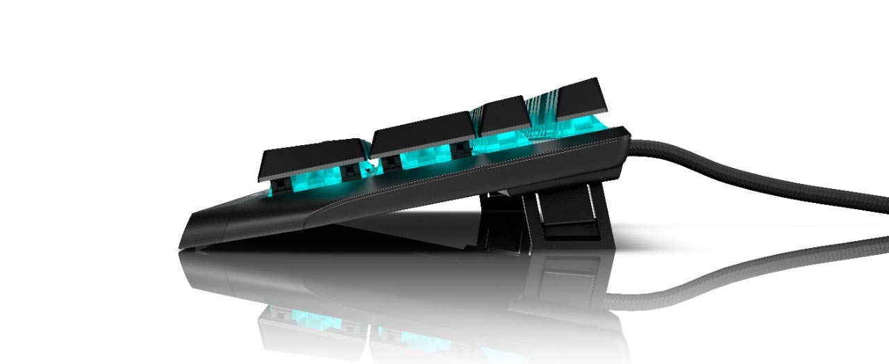 Alienware USB Low-Profile RGB Gaming Keyboard AW410K: Alienfx Per Key RGB LED - Cherry MX Brown Switches