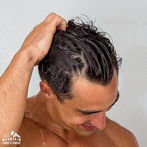 Rocky Mountain Barber Company Men's Conditioner - Tea Tree Oil, Peppermint & Eucalyptus for All Hair Types - 8oz