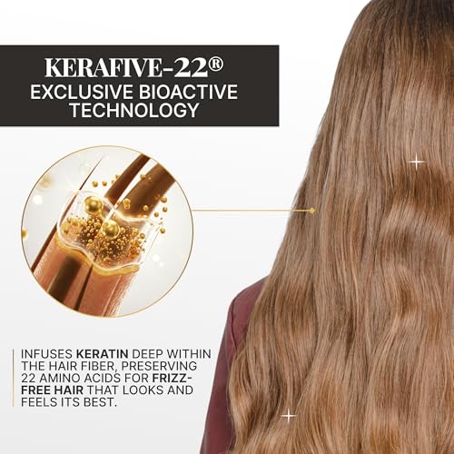 Keratin Hair Treatment, 6 USES per Bottle, Keratina para Alisar el Pelo, Alisado Brasileño Keratina Permanente, Alisados Organicos SIN FORMOL, Nanoplastia, 300 grs